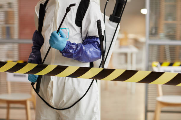 Professional Blood Cleanup technician working in Amagansett, NY